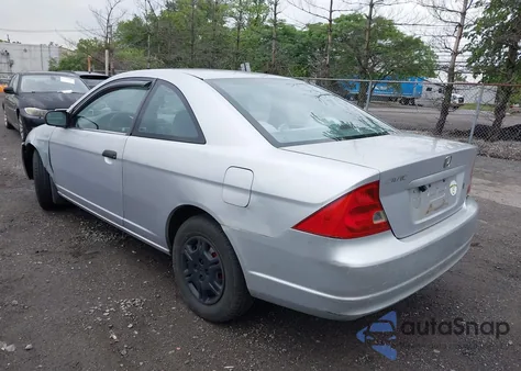 2001 Honda Civic Lx z USA, uszkodzony, nr VIN 1HGEM22501L087222